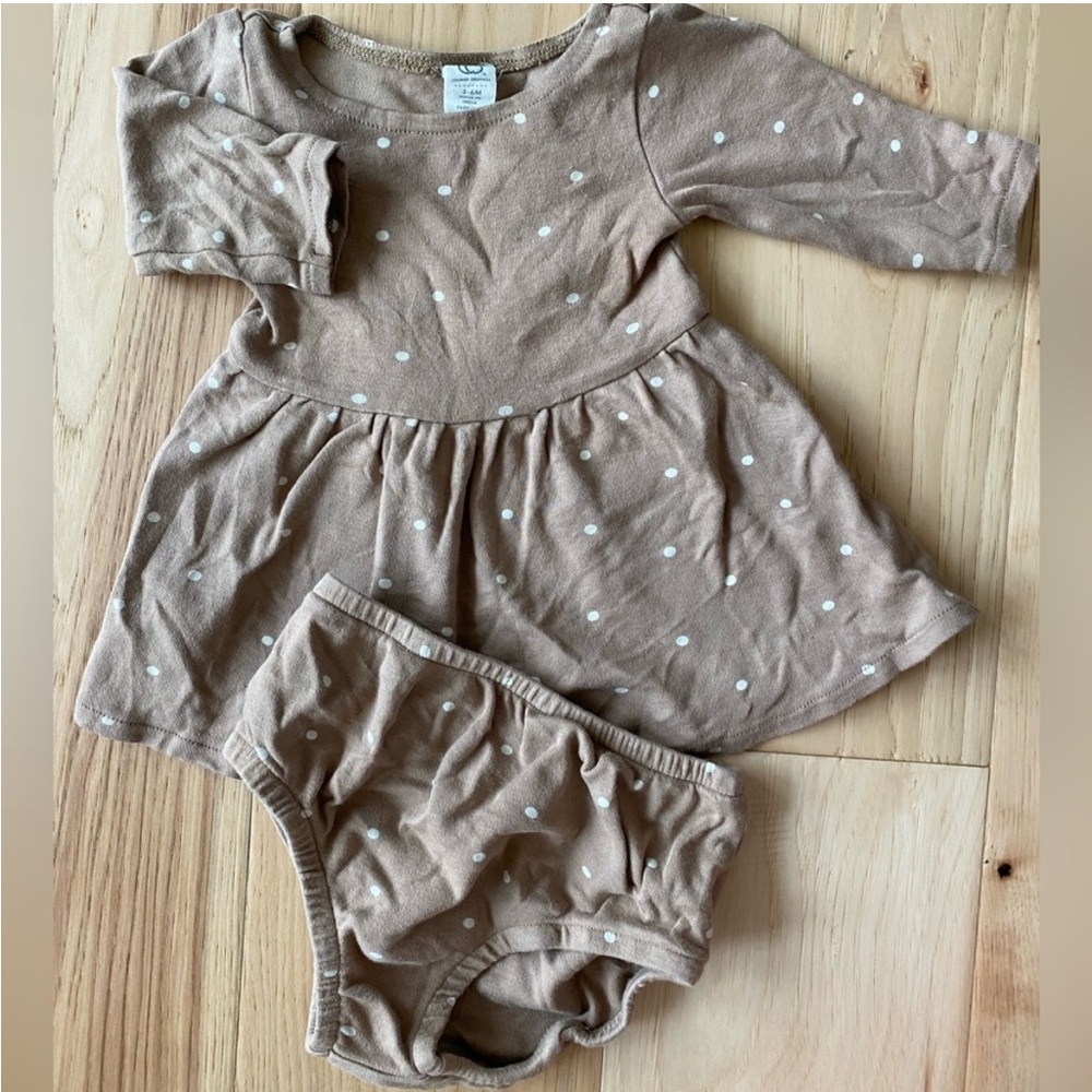 Colored Organics polka dot set
